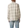 imageLevis Mens Classic Worker Long Sleeve ShirtNew Macias Plaid Antique Ivory Twill