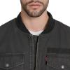 imageLevis Mens Flight Satin Unfilled Ma1 BomberCharcoal Cotton