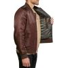 imageLevis Mens Flight Satin Unfilled Ma1 BomberDark Brown Ma1 Filled