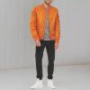 imageLevis Mens Flight Satin Unfilled Ma1 BomberOrange Classic Unfilled