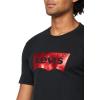 imageLevis Mens Graphic Tee Also Available in Big amp TallNew Housemark Black W Red Foil