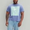 imageLevis Mens Graphic Tee Also Available in Big amp TallNew Plus Tropic Batwing Coastal Fjord