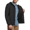 imageLevis Mens Hooded Rain Jacket amp WindbreakerBlack