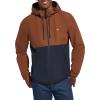 imageLevis Mens Hooded Rain Jacket amp WindbreakerBrown