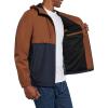 imageLevis Mens Hooded Rain Jacket amp WindbreakerBrown
