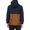 imageLevis Mens Hooded Rain Jacket amp WindbreakerNavyBrown