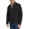 imageLevis Mens Workwear Cotton Canvas Corduroy Collar Depot JacketBlack Lightweight