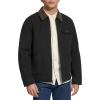 imageLevis Mens Workwear Cotton Canvas Corduroy Collar Depot JacketBlack Lightweight
