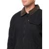 imageLevis Mens Workwear Cotton Canvas Corduroy Collar Depot JacketBlack Quilt Lined