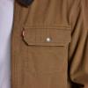 imageLevis Mens Workwear Cotton Canvas Corduroy Collar Depot JacketBrown Lightweight