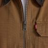 imageLevis Mens Workwear Cotton Canvas Corduroy Collar Depot JacketBrown Lightweight