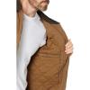 imageLevis Mens Workwear Cotton Canvas Corduroy Collar Depot JacketBrown Quilt Lined