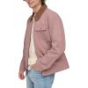 imageLevis Mens Workwear Cotton Canvas Corduroy Collar Depot JacketMauve Lightweight