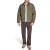 imageLevis Mens Workwear Cotton Canvas Corduroy Collar Depot JacketOlive Tree Lightweight