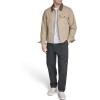 imageLevis Mens Workwear Cotton Canvas Corduroy Collar Depot JacketTan Lightweight