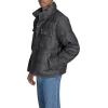 imageLevis mens Mixed Media Quilted Puffer Jacket With Sherpa Lined Collar Regular and Big amp Tall SizesBlack Wash Denim