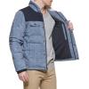 imageLevis mens Mixed Media Quilted Puffer Jacket With Sherpa Lined Collar Regular and Big amp Tall SizesFaded Blue Bandana