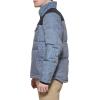 imageLevis mens Mixed Media Quilted Puffer Jacket With Sherpa Lined Collar Regular and Big amp Tall SizesFaded Blue Bandana