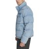 imageLevis mens Mixed Media Quilted Puffer Jacket With Sherpa Lined Collar Regular and Big amp Tall SizesLight Wash Denim