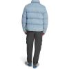 imageLevis mens Mixed Media Quilted Puffer Jacket With Sherpa Lined Collar Regular and Big amp Tall SizesLight Wash Denim