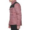 imageLevis mens Mixed Media Quilted Puffer Jacket With Sherpa Lined Collar Regular and Big amp Tall SizesRed Bandana Print