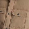 imageLevis mens Mixed Media Quilted Puffer Jacket With Sherpa Lined Collar Regular and Big amp Tall SizesTan Cotton Vest