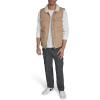 imageLevis mens Mixed Media Quilted Puffer Jacket With Sherpa Lined Collar Regular and Big amp Tall SizesTan Cotton Vest