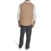imageLevis mens Mixed Media Quilted Puffer Jacket With Sherpa Lined Collar Regular and Big amp Tall SizesTan Cotton Vest