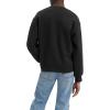 imageLevis mens Relaxed Graphic Crewneck Sweatshirt501 Logo Outline Crew Caviar