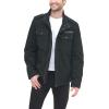imageLevis mens Washed Cotton Military Jacket Regular amp Big amp Tall SizesBlack Unfilled