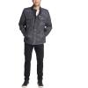 imageLevis mens Washed Cotton Military Jacket Regular amp Big amp Tall SizesBlue Camo Filled