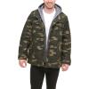 imageLevis mens Washed Cotton Military Jacket Regular amp Big amp Tall SizesCamoSherpa Lined