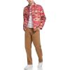 imageLevis mens Washed Cotton Military Jacket Regular amp Big amp Tall SizesKhaki Red Camo Unfilled