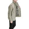 imageLevis mens Washed Cotton Military Jacket Regular amp Big amp Tall SizesLight Olive Unfilled