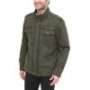 imageLevis mens Washed Cotton Military Jacket Regular amp Big amp Tall SizesOlive Unfilled