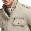 imageLevis mens Washed Cotton Military Jacket Regular amp Big amp Tall SizesStone Filled