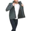 imageLevis mens Washed Cotton Military Jacket Regular amp Big amp Tall SizesWashed Indigo Unfilled