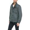 imageLevis mens Washed Cotton Military Jacket Regular amp Big amp Tall SizesWashed Indigo Unfilled