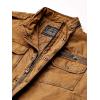 imageLevis mens Washed Cotton Military Jacket Regular amp Big amp Tall SizesWorker Brown Filled