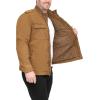 imageLevis mens Washed Cotton Military Jacket Regular amp Big amp Tall SizesWorker Brown Filled
