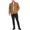 imageLevis mens Washed Cotton Military Jacket Regular amp Big amp Tall SizesWorker Brown Filled