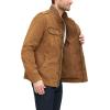 imageLevis mens Washed Cotton Military Jacket Regular amp Big amp Tall SizesWorker Brown Unfilled