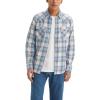 (New) Zeke Plaid Bleached Denim
