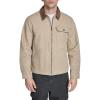 imageLevis Mens Workwear Cotton Canvas Corduroy Collar Depot JacketTan Lightweight