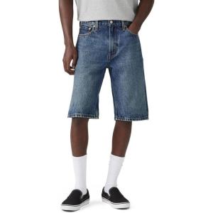 imageLevis Mens 469 Loose Straight Denim Shorts Also Available in Big amp TallNew Indigo Heartbreak Non Stretch