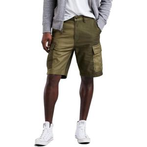 imageLevis Mens Carrier Cargo Shorts Also Available in Big amp TallRainforest Greenburnt Olive Pieced  Back Satin