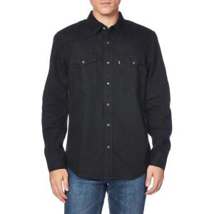 imageLevis Mens Classic Western Shirt Also Available in Big amp TallBlack Rinse