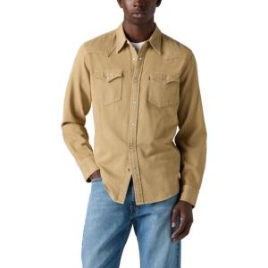 imageLevis Mens Classic Western Shirt Also Available in Big amp TallLuka Harvest Gold