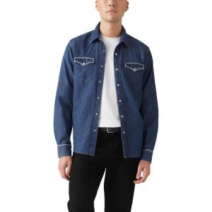 imageLevis Mens Classic Western Shirt Also Available in Big amp TallNew Hat Creek Mid Wash