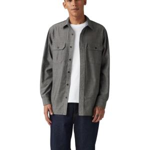 imageLevis Mens Classic Worker Long Sleeve ShirtPhillips Black Chambray